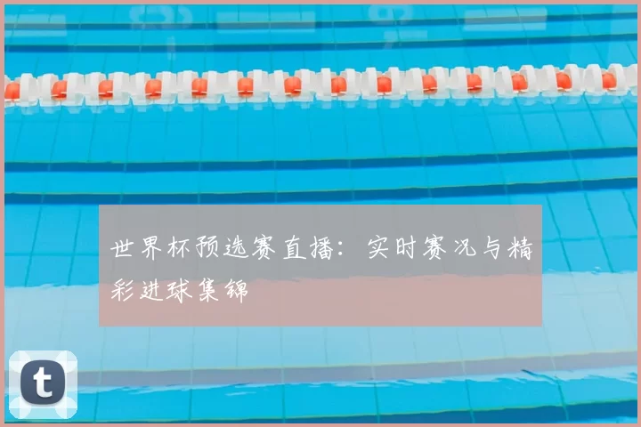 世界杯预选赛直播：实时赛况与精彩进球集锦