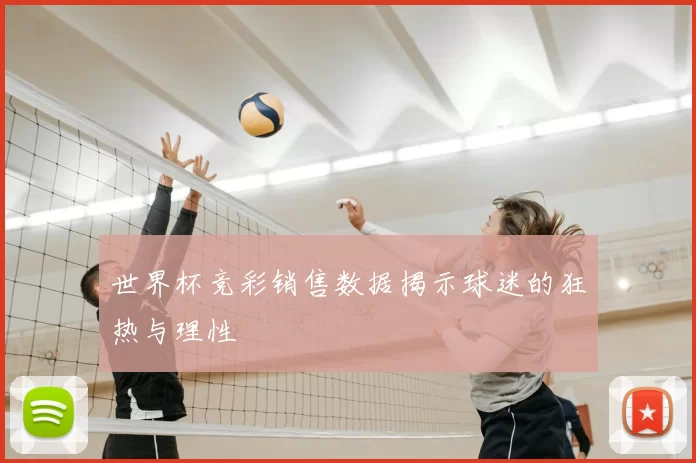 世界杯竞彩销售数据揭示球迷的狂热与理性